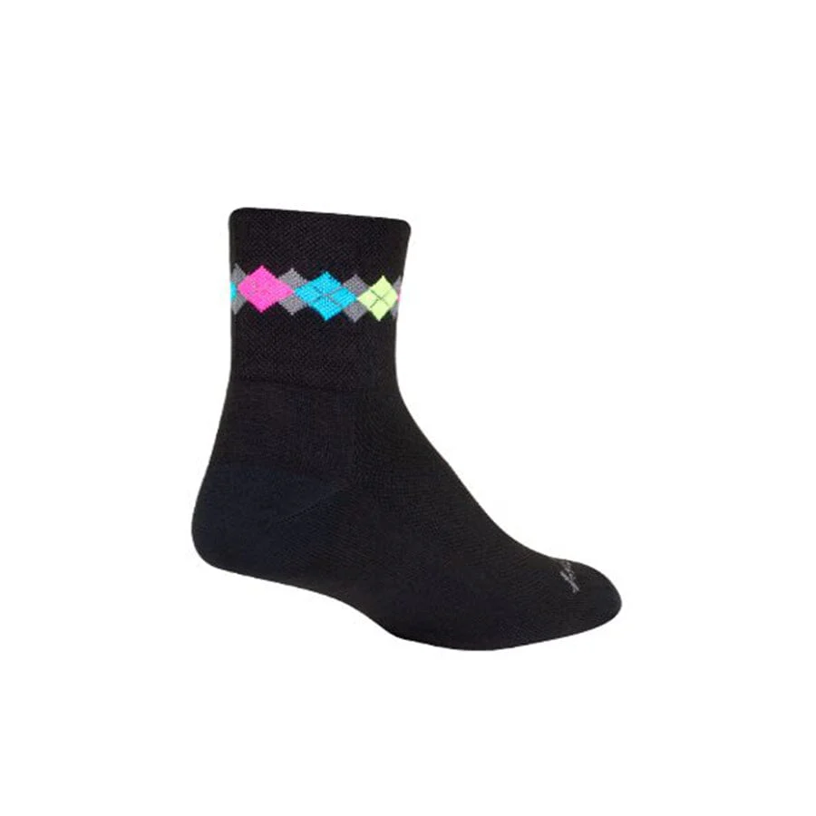 SockGuy 3" Flat-Knit, Standard Socks Arglow
